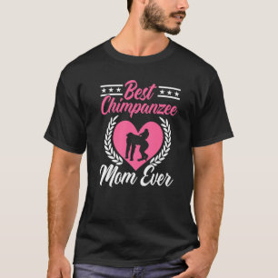 Best Chimpanzee Mamma någonsin Chimp Monkey Ape Ma T Shirt