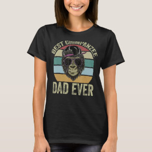 Best Chimpanzee Pappa Monkey Chimp Ape Wildlife Ch T Shirt