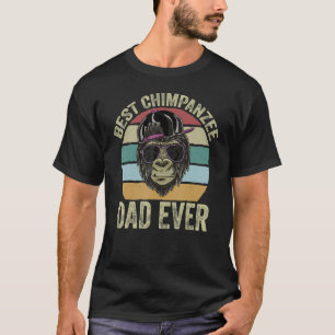 Best Chimpanzee Pappa Monkey Chimp Ape Wildlife Ch T Shirt