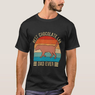 Best Chocolate Lab Pappa All Labrador Retriever T Shirt