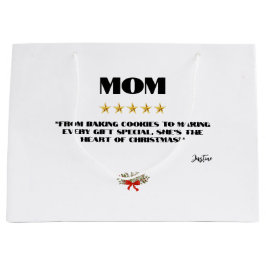 Best Christmas Mom 5-Star Review Design Editable