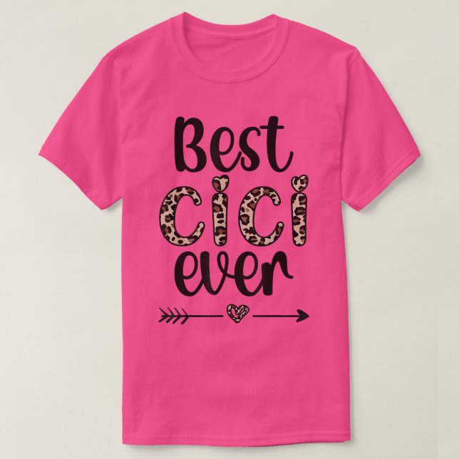 Best Cici Ever Cici Grandmother Proud Cici Grandma T Shirt (Design framsida)
