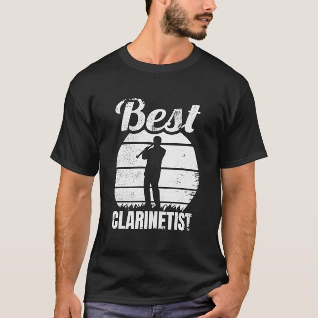 Best Clarinetist Clarinet Player T Shirt (Framsida)
