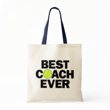 Best Coach Aldrig Sweet Tennis Coach Tote Bag