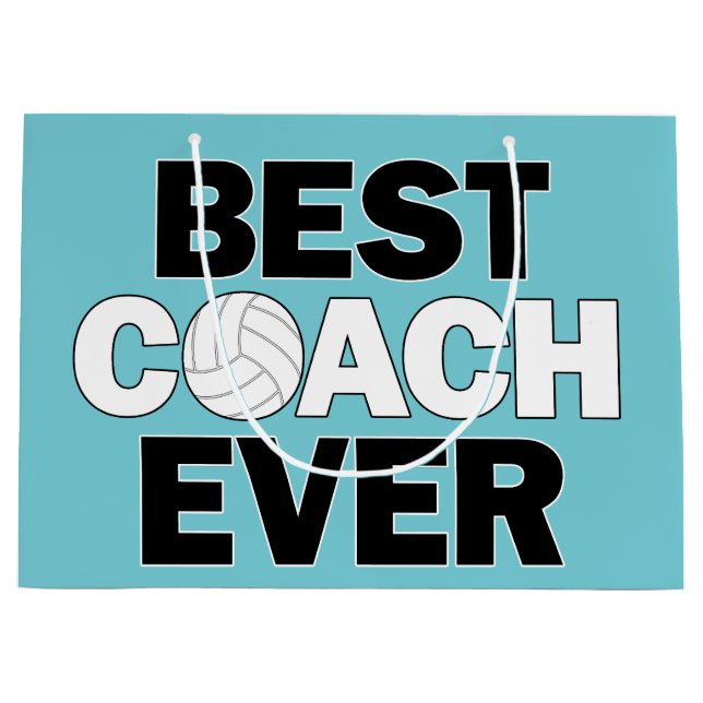 Best Coach nånsin Volleyball Coach Gift Bag (Framsidan)