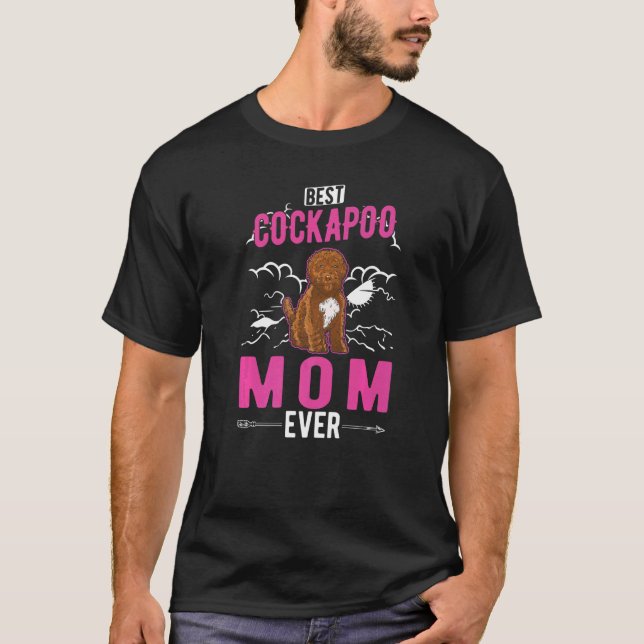 Best Cockapoo Mamma någonsin T Shirt (Framsida)