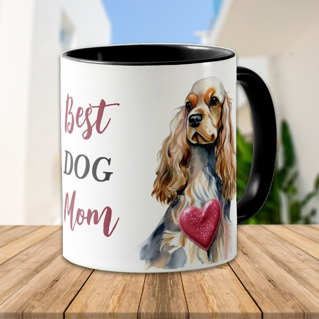 Best Cocker Spain Hund Mamma Mugg (Skapare uppladdad)