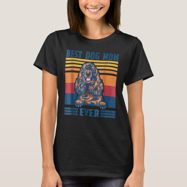 Best Cocker Spain Mamma Now Hund Mamma Mor Da T Shirt (Framsida)