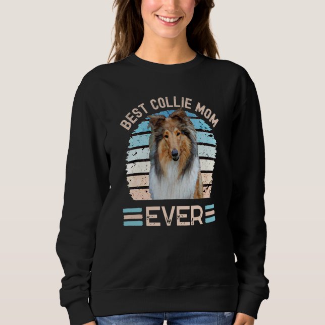 Best Collie Mamma någonsin Hund Mors dag Tee (Framsida)