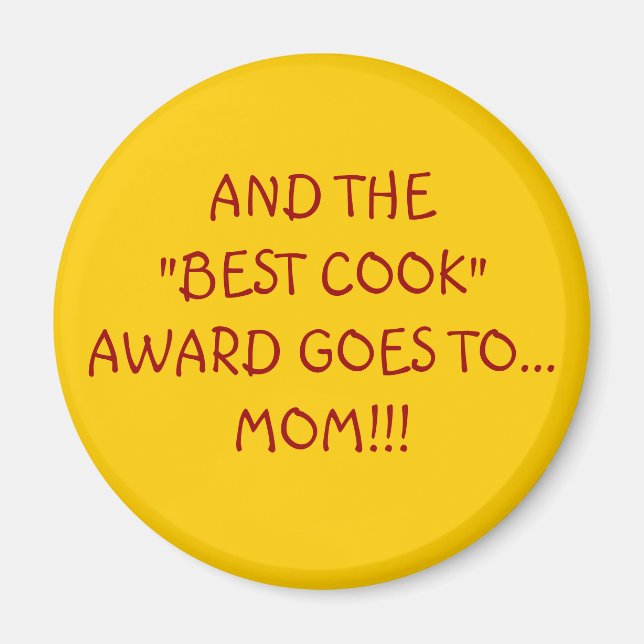 BEST COOK AWARD MAGNET (Framsidan)