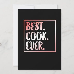 Best Cook nånsin Chef Cooking Kitchen Food Maker Tack Kort