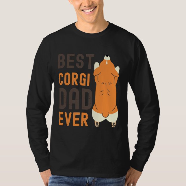 Best Corgi Dad Ever  1169 T Shirt (Framsida)