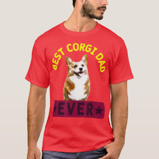 Best Corgi DadDog Lover Owner T Shirt