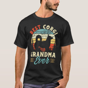 Best Corgi Grandma All Hund T Shirt