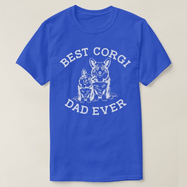 Best Corgi Pappa någonsin, Hundälskare ger För man T Shirt (Design framsida)