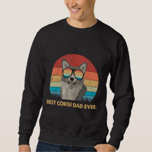 Best Corgi Pappa någonsin Lång Ärmad Tröja