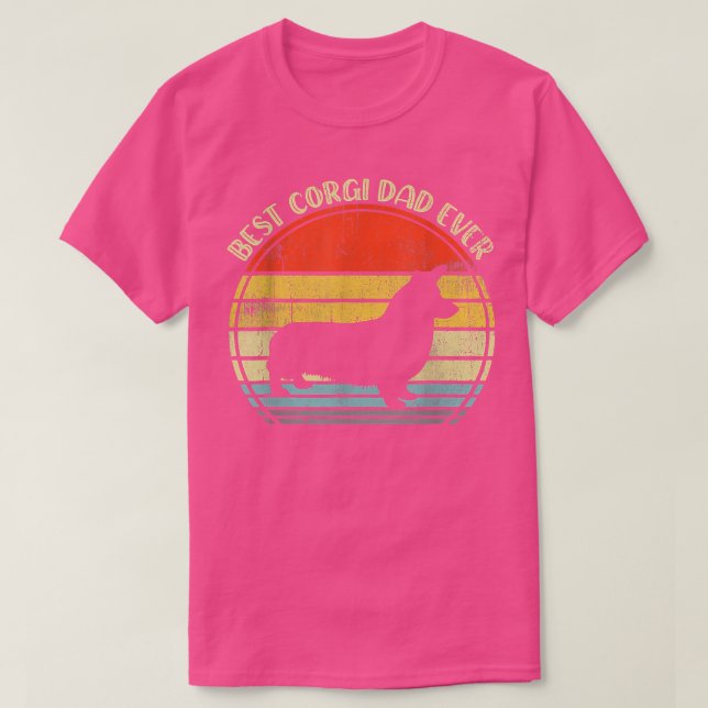 Best Corgi Pappa någonsin T Shirt (Design framsida)