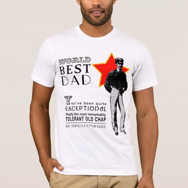 Best Cricket Pappa Fars dag Tee (Framsida)