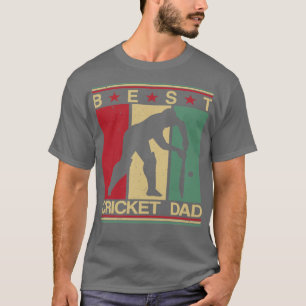 Best Cricket Pappa Vintage Cricket Say T Shirt
