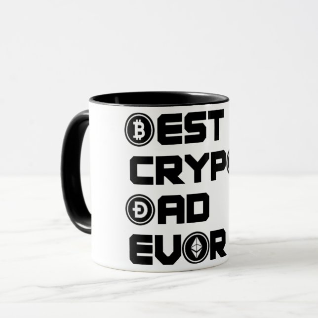 Best Crypto Pappa Mugg (Framsida vänster)