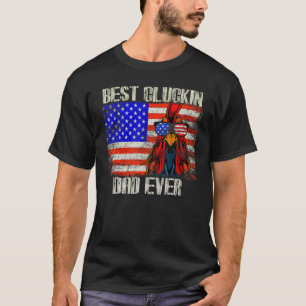Best Cturin Pappa någonsin American Chicken Farm T Shirt