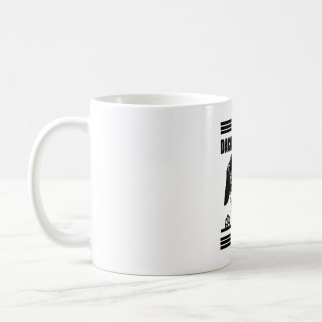 Best Dachshund Pappa någonsin t Shirt Kaffemugg (Vänster)