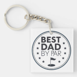 Best Dad By Par Golf Badge Design