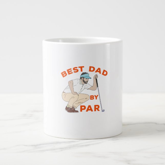 Best Dad By Par Jumbo Mugg (Framsidan)