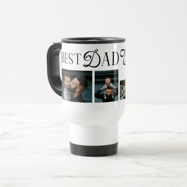 Best Dad Ever 3 Photos Heart fathers Day Gifts Resemugg (Framsida vänster)