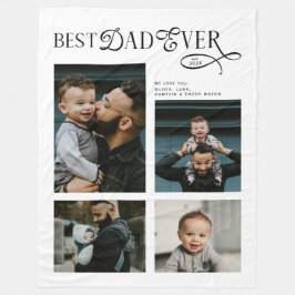  Best Dad Ever 4 Photos Modern Fathers Day Gifts Fleecefilt