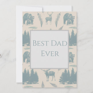 Best Dad Ever Card Kort