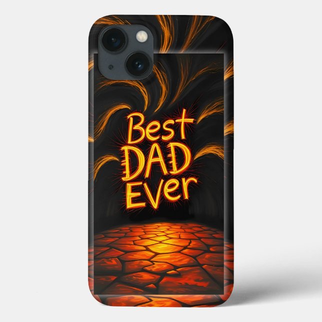 Best Dad Ever Celebration iPhone Case (Baksida)