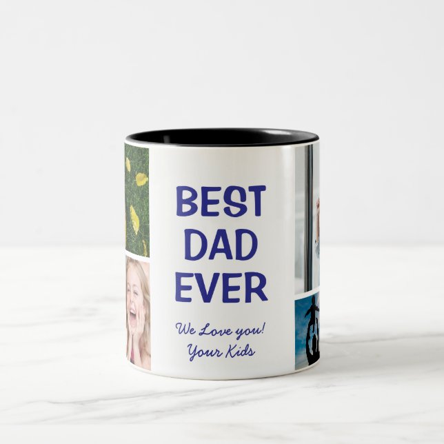 Best Dad Ever Coffee Mug Två-Tonad Mugg (Center)