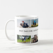 Best Dad Ever Custom Photo Collage
