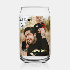 Best dad ever father's dad gift photo name simple