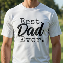 Best Dad Ever Father's Day White