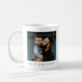 Best Dad Ever Fullt Foto Personlig Kaffemugg
