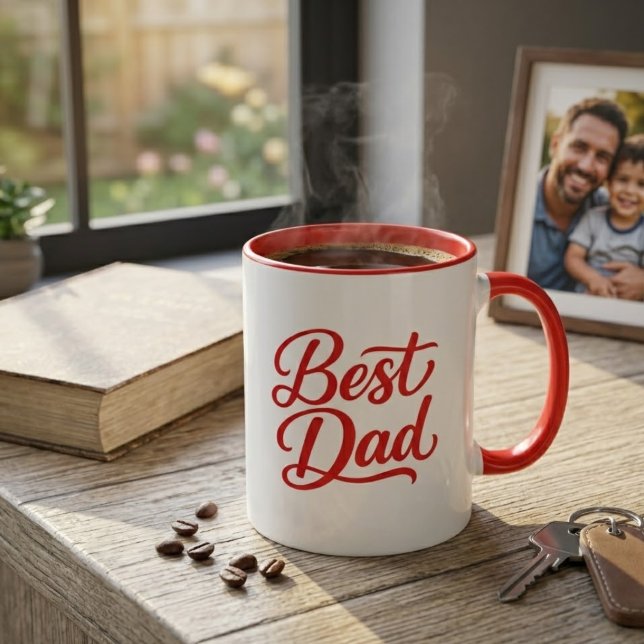 Best Dad Ever Gift Tee Mugg (Skapare uppladdad)