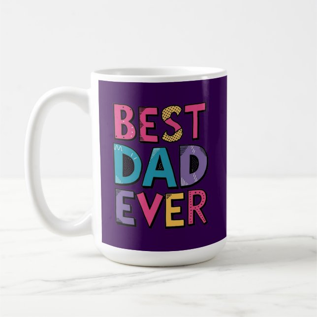 Best Dad Ever  Kaffemugg (Vänster)