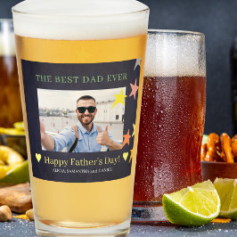 Best Dad Ever keepsake custom photo Glaskopp