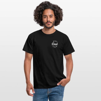 Best Dad Ever Minimalist Elegant T Shirt
