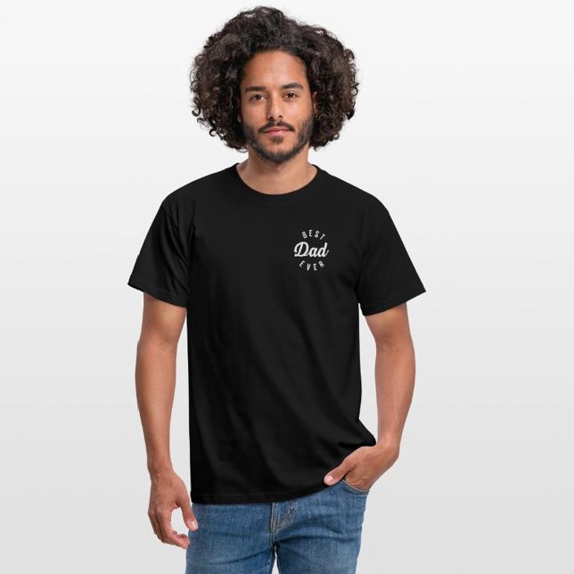 Best Dad Ever Minimalist Elegant T Shirt (Skapare uppladdad)
