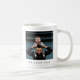 Best Dad Ever Två Foto Personlig Minnesgåva Kaffemugg