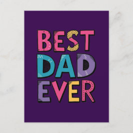 Best Dad Ever Vykort