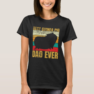 Best Dad Furry Potato  guinea pig T Shirt