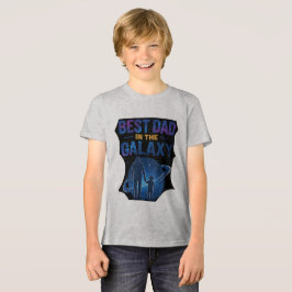 Best Dad in the Galaxy – Father and Son Earth T Shirt