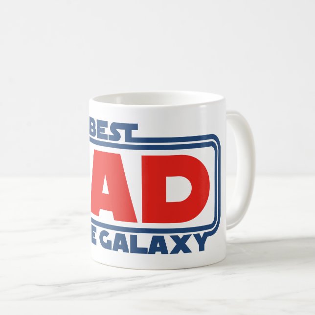 Best Dad in the Galaxy Kaffemugg (Framsida höger)