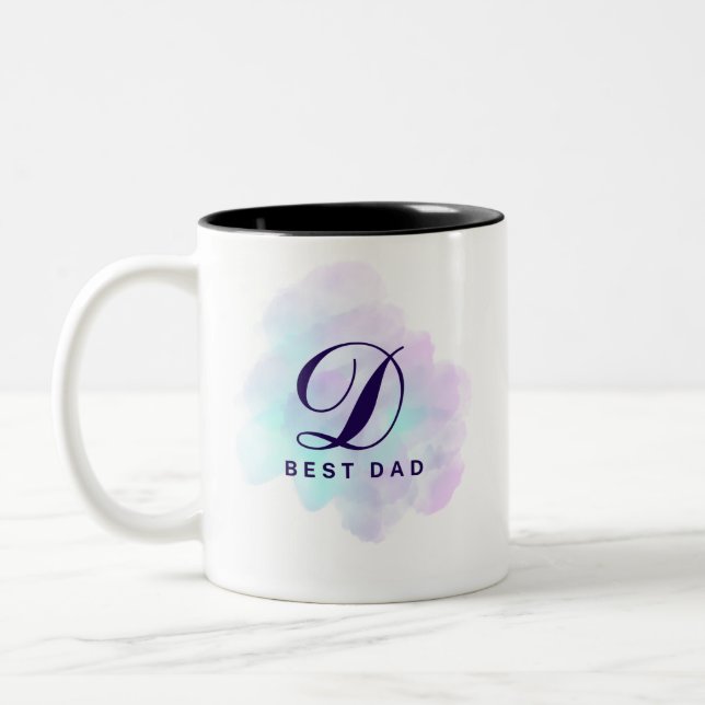 Best dad mug Två-Tonad mugg (Vänster)