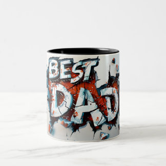 Best dad Två-Tonad mugg