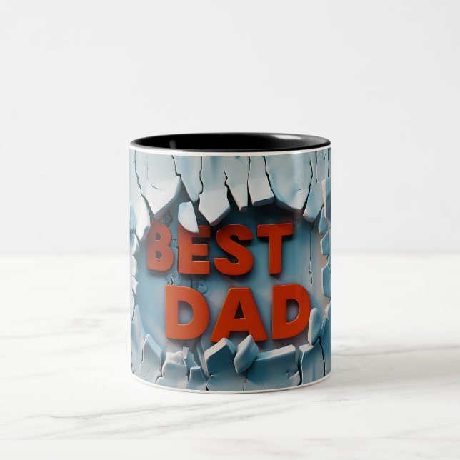 Best dad Två-Tonad mugg (Center)